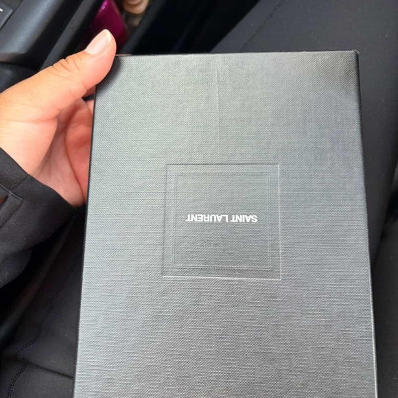 Saint Laurent Black Leather Card Holder - Picture 7 of 7